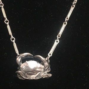 Crab Pendant Necklace by Joanne Cooper